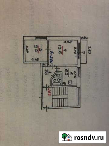 2-комнатная квартира, 35.9 м², 4/5 эт. на продажу в Дне Дно - изображение 1