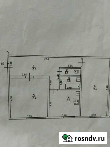 2-комнатная квартира, 60 м², 2/2 эт. на продажу в Котельниче Котельнич - изображение 1