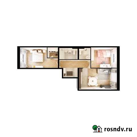 2-комнатная квартира, 65.2 м², 14/15 эт. на продажу в Балашихе Балашиха - изображение 1