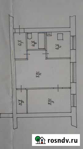 2-комнатная квартира, 43 м², 1/2 эт. на продажу в Нелидово Нелидово - изображение 1
