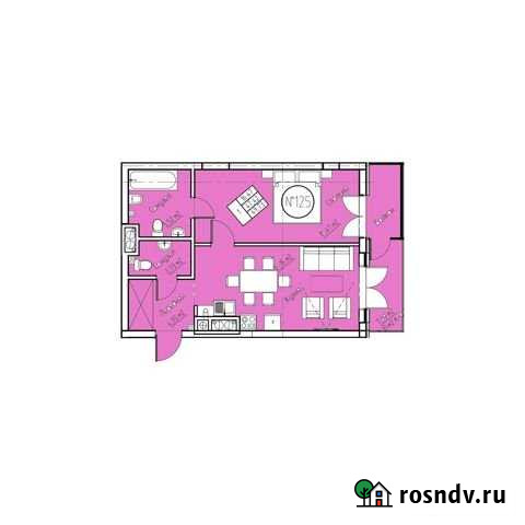 1-комнатная квартира, 50 м², 5/7 эт. на продажу в Калининграде Калининград - изображение 1