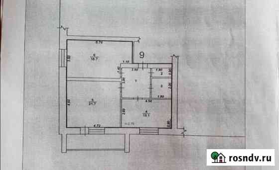 2-комнатная квартира, 66 м², 3/5 эт. на продажу в Лисках Лиски