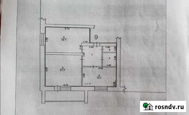 2-комнатная квартира, 66 м², 3/5 эт. на продажу в Лисках Лиски - изображение 1