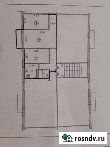 3-комнатная квартира, 56 м², 5/5 эт. на продажу в Новочебоксарске Новочебоксарск - изображение 1