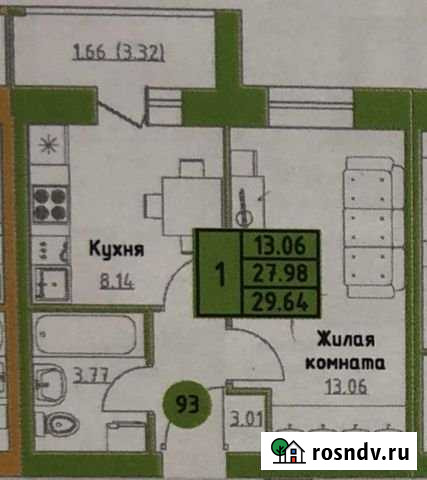 1-комнатная квартира, 30 м², 4/9 эт. на продажу в Ижевске Ижевск - изображение 1