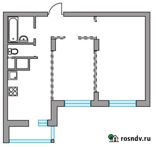 2-комнатная квартира, 53.7 м², 20/23 эт. на продажу в Долгопрудном Долгопрудный - изображение 1