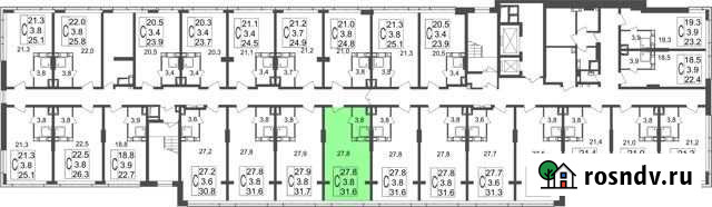 Квартира-студия, 31.6 м², 15/17 эт. на продажу в Королеве Королев - изображение 1