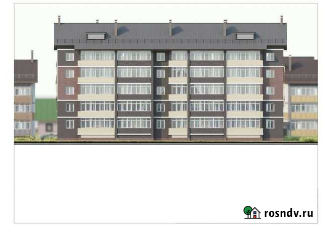 1-комнатная квартира, 39.4 м², 4/5 эт. на продажу в Высокой Горе Высокая Гора - изображение 1