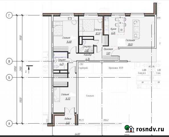 3-комнатная квартира, 86 м², 13/20 эт. на продажу в Одинцово Одинцово - изображение 1
