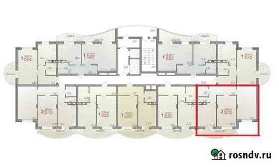 2-комнатная квартира, 64.4 м², 2/12 эт. на продажу в Воронеже Воронеж
