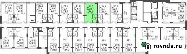 Квартира-студия, 24.8 м², 12/17 эт. на продажу в Королеве Королев - изображение 1