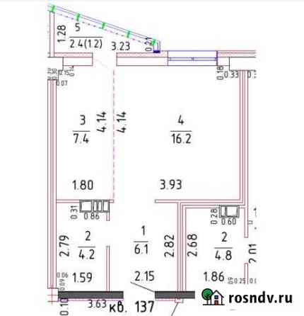 1-комнатная квартира, 35 м², 19/20 эт. на продажу в Кирове Киров