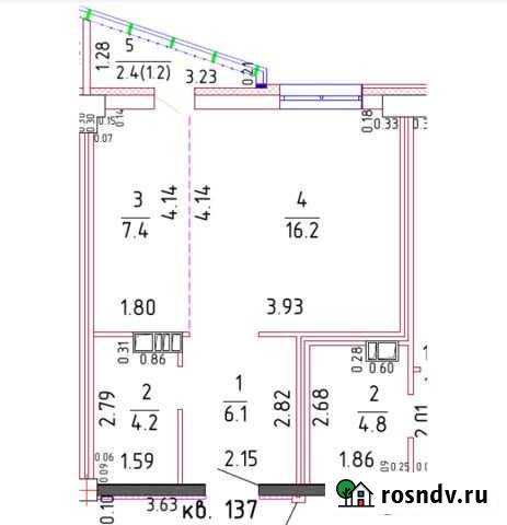 1-комнатная квартира, 35 м², 19/20 эт. на продажу в Кирове Киров - изображение 1
