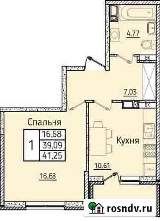 1-комнатная квартира, 41.3 м², 10/19 эт. на продажу в Новороссийске Новороссийск