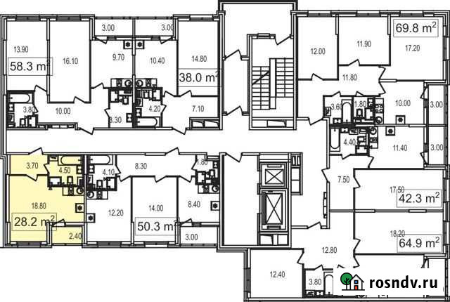 Квартира-студия, 28.2 м², 2/25 эт. на продажу в Москве Москва - изображение 1