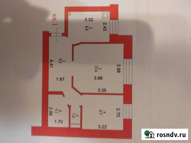 2-комнатная квартира, 47 м², 1/10 эт. на продажу в Кузнецке Кузнецк - изображение 1