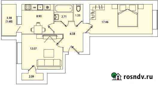 2-комнатная квартира, 52 м², 6/10 эт. на продажу в Пензе Пенза