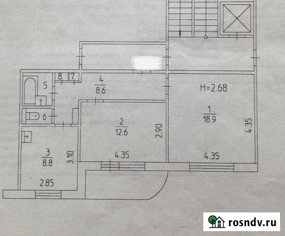 2-комнатная квартира, 53 м², 6/9 эт. на продажу в Перми Пермь - изображение 1