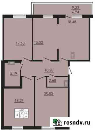 4-комнатная квартира, 112.1 м², 10/10 эт. на продажу в Санкт-Петербурге Санкт-Петербург