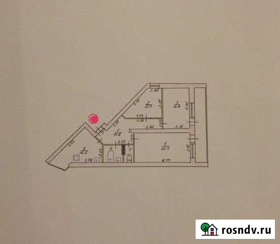 3-комнатная квартира, 98.2 м², 2/10 эт. в аренду на длительный срок в Симферополе Симферополь - изображение 1