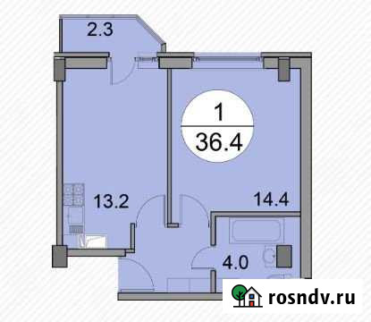 1-комнатная квартира, 36.4 м², 8/17 эт. на продажу в Старой Купавне Старая Купавна - изображение 1