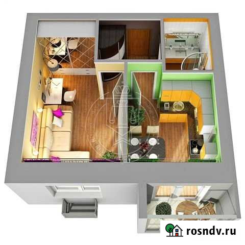 1-комнатная квартира, 31.3 м², 1/3 эт. на продажу в Казани Казань - изображение 1