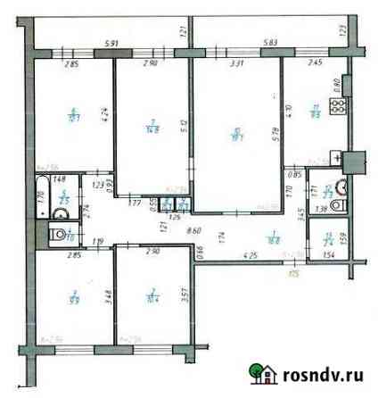 5-комнатная квартира, 101 м², 2/9 эт. на продажу в Ижевске Ижевск