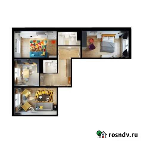 3-комнатная квартира, 86.6 м², 2/22 эт. на продажу в Мытищах Мытищи - изображение 1