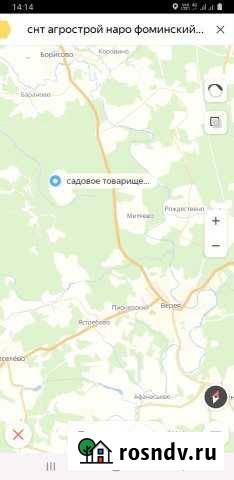 Участок СНТ, ДНП 6 сот. на продажу в Верее Верея - изображение 1