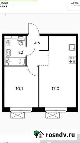 1-комнатная квартира, 36 м², 15/25 эт. на продажу в Люберцах Люберцы - изображение 1