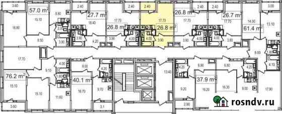 Квартира-студия, 26.8 м², 6/25 эт. на продажу в Москве Москва