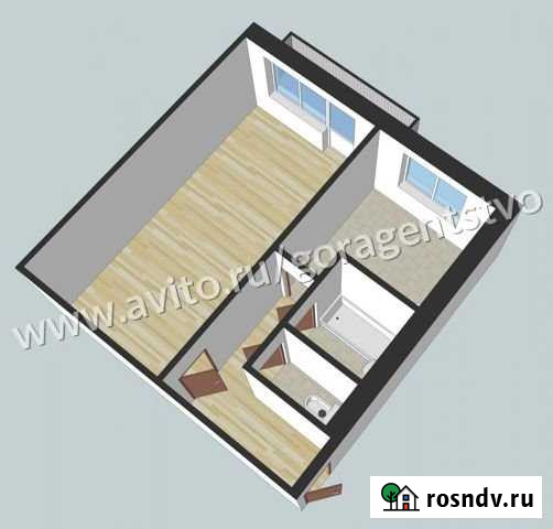 1-комнатная квартира, 29.5 м², 3/5 эт. на продажу в Железногорске Красноярского края Железногорск - изображение 1