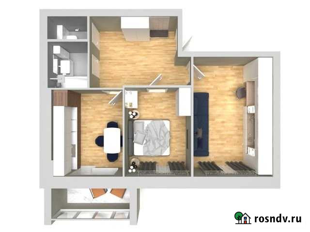2-комнатная квартира, 58.5 м², 2/5 эт. на продажу в Высокой Горе Высокая Гора - изображение 1