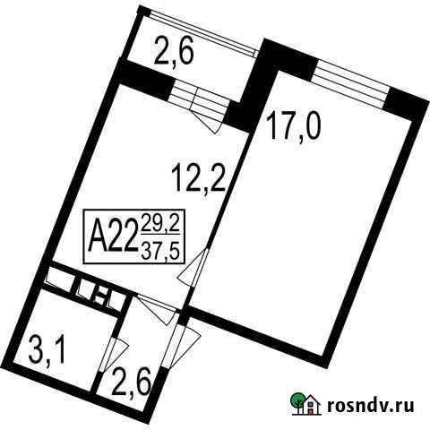 2-комнатная квартира, 34.9 м², 6/7 эт. на продажу в Мытищах Мытищи - изображение 1