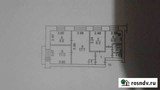 4-комнатная квартира, 61.1 м², 5/5 эт. на продажу в Томске Томск - изображение 1