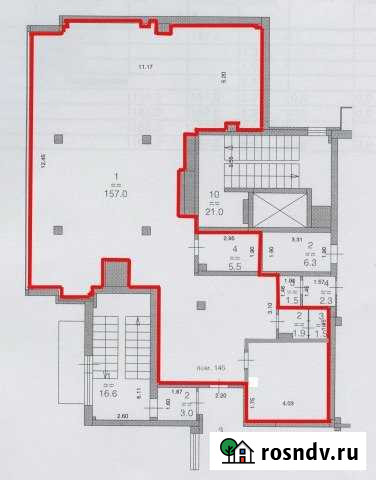 Офисное помещение, 165.9 кв.м. Нижний Новгород - изображение 1