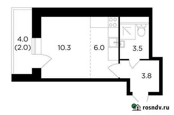 Квартира-студия, 25.6 м², 5/16 эт. на продажу в Пушкино Пушкино