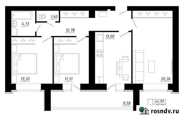 3-комнатная квартира, 81.3 м², 2/9 эт. на продажу в Салавате Салават - изображение 1