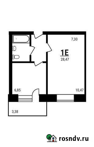 1-комнатная квартира, 28.5 м², 3/5 эт. на продажу в Тучково Тучково - изображение 1
