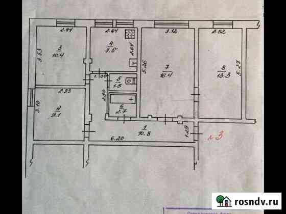 4-комнатная квартира, 71.7 м², 1/2 эт. на продажу в Лесном Свердловской области Лесной
