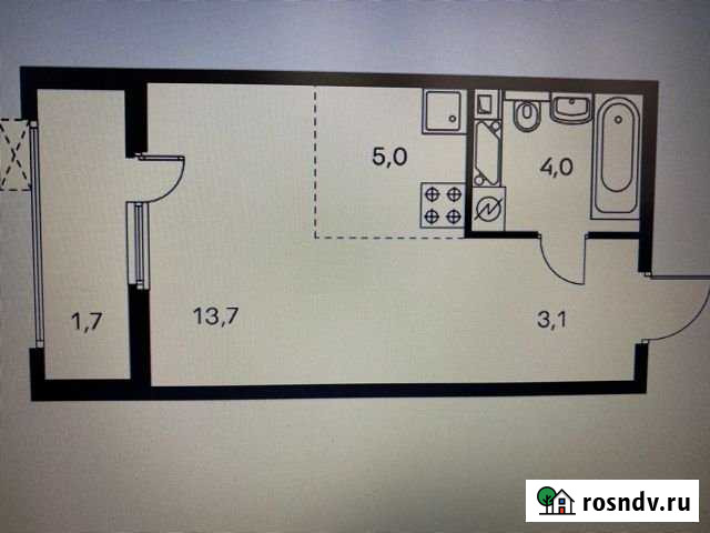 Квартира-студия, 27.5 м², 6/22 эт. на продажу в Обнинске Обнинск - изображение 1