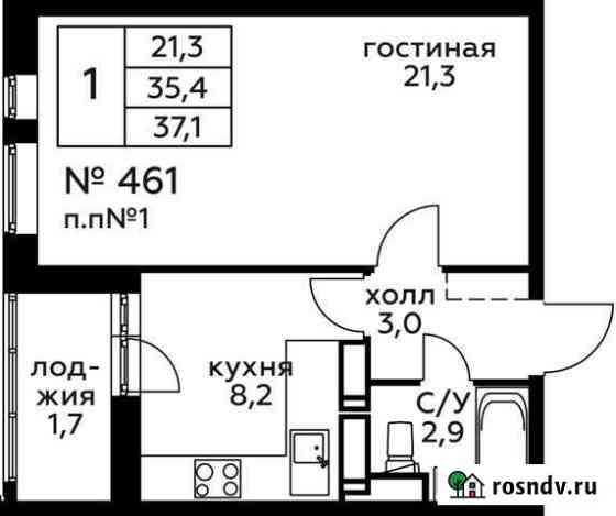 1-комнатная квартира, 37.1 м², 3/22 эт. на продажу в Балашихе Балашиха