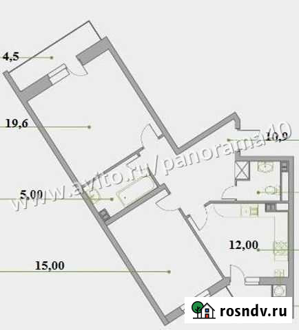 2-комнатная квартира, 65 м², 4/10 эт. на продажу в Калуге Калуга - изображение 1