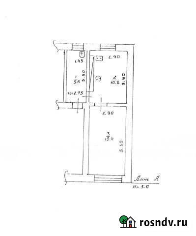 1-комнатная квартира, 31.8 м², 2/2 эт. на продажу в Долгоруково Долгоруково - изображение 1