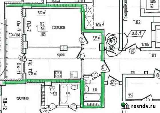 1-комнатная квартира, 40 м², 17/17 эт. на продажу в Уфе Уфа