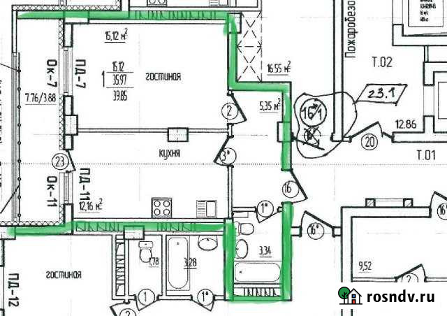 1-комнатная квартира, 40 м², 17/17 эт. на продажу в Уфе Уфа - изображение 1