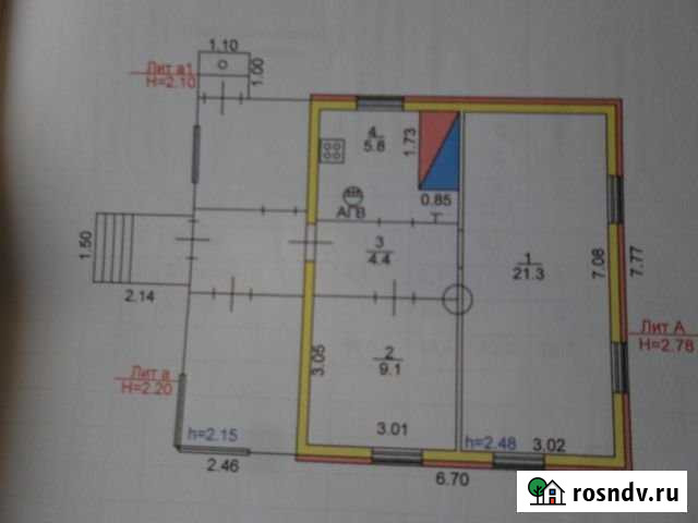 Дом 42 м² на участке 11 сот. на продажу в Любиме Любим - изображение 1