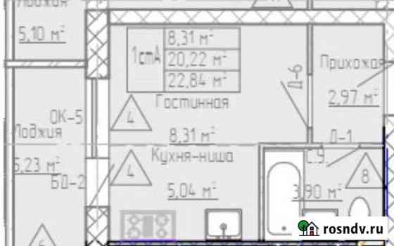 1-комнатная квартира, 23 м², 3/18 эт. на продажу в Набережных Челнах Набережные Челны