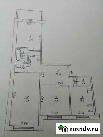 3-комнатная квартира, 65 м², 3/3 эт. на продажу в Кирове Киров - изображение 1
