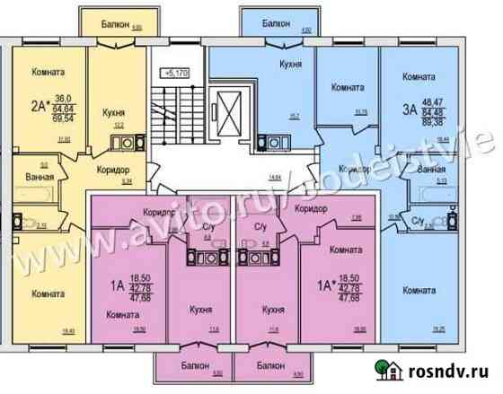 2-комнатная квартира, 70 м², 4/10 эт. на продажу в Смоленске Смоленск